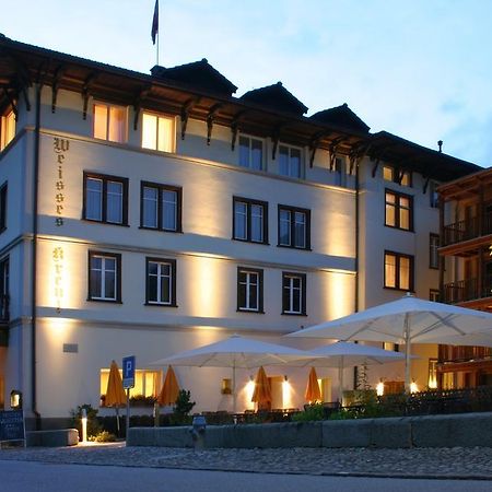 Hotel Weisses Kreuz ベルギュン エクステリア 写真