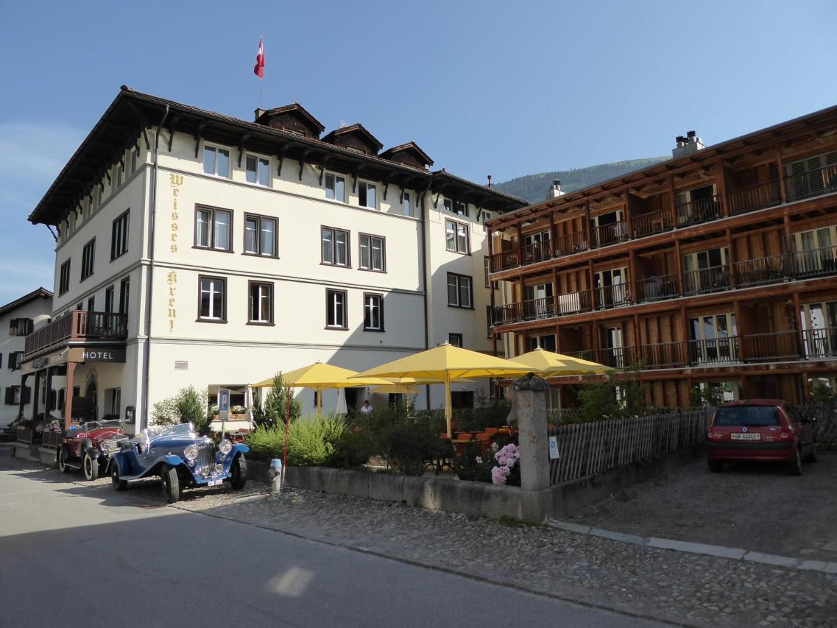 Hotel Weisses Kreuz ベルギュン エクステリア 写真