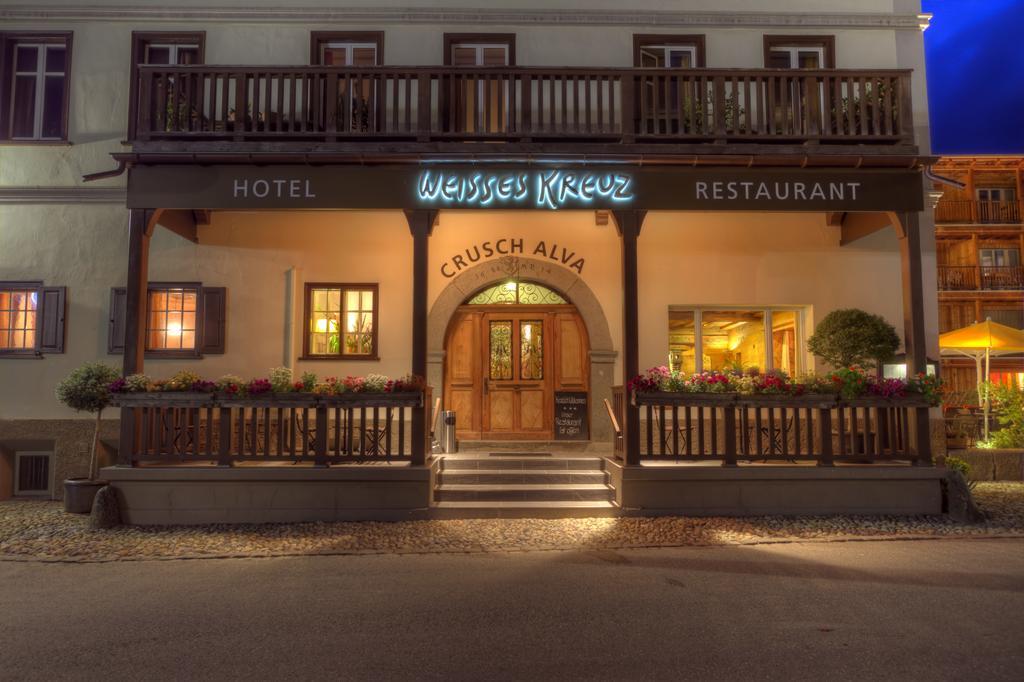 Hotel Weisses Kreuz ベルギュン エクステリア 写真